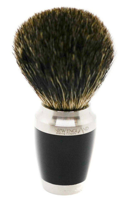 Badger Brush - Stainless Steel and Black Resin