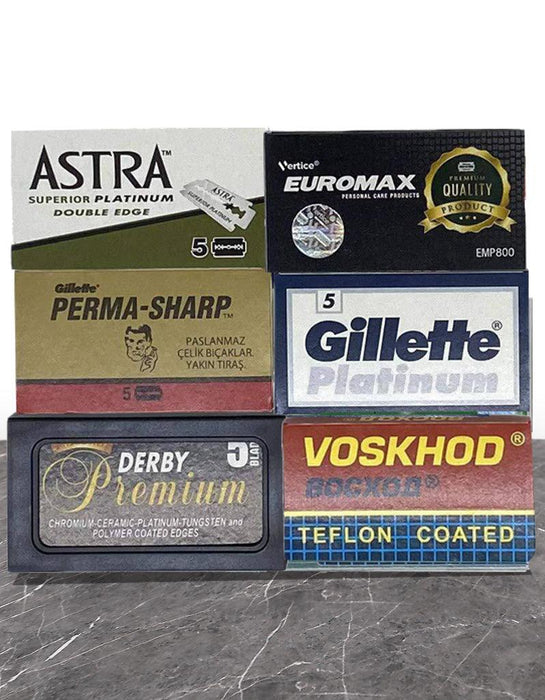 30 Safety Razor Blades from top manufacturers - New England Shaving Company