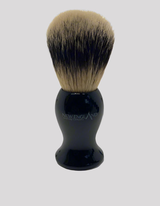 New England Shaving Company - Small Beginner Shaving Brush, Black Handle - New England Shaving Company