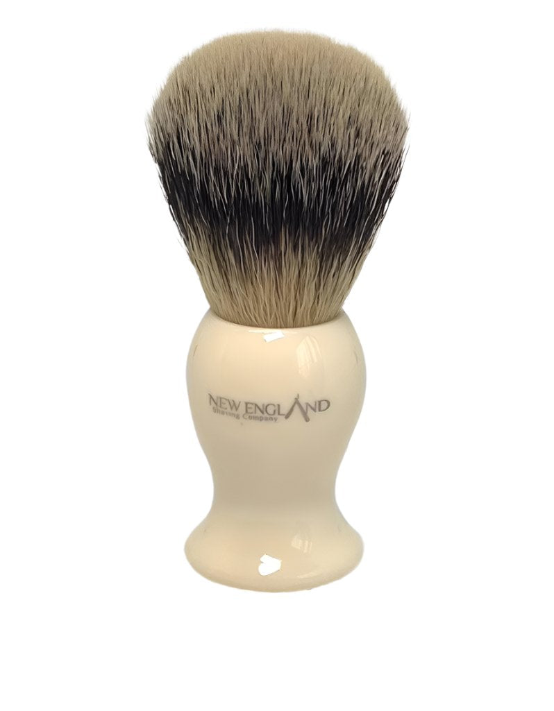 New England Shaving Company - Small Beginner Shaving Brush, Cream Handle - New England Shaving Company