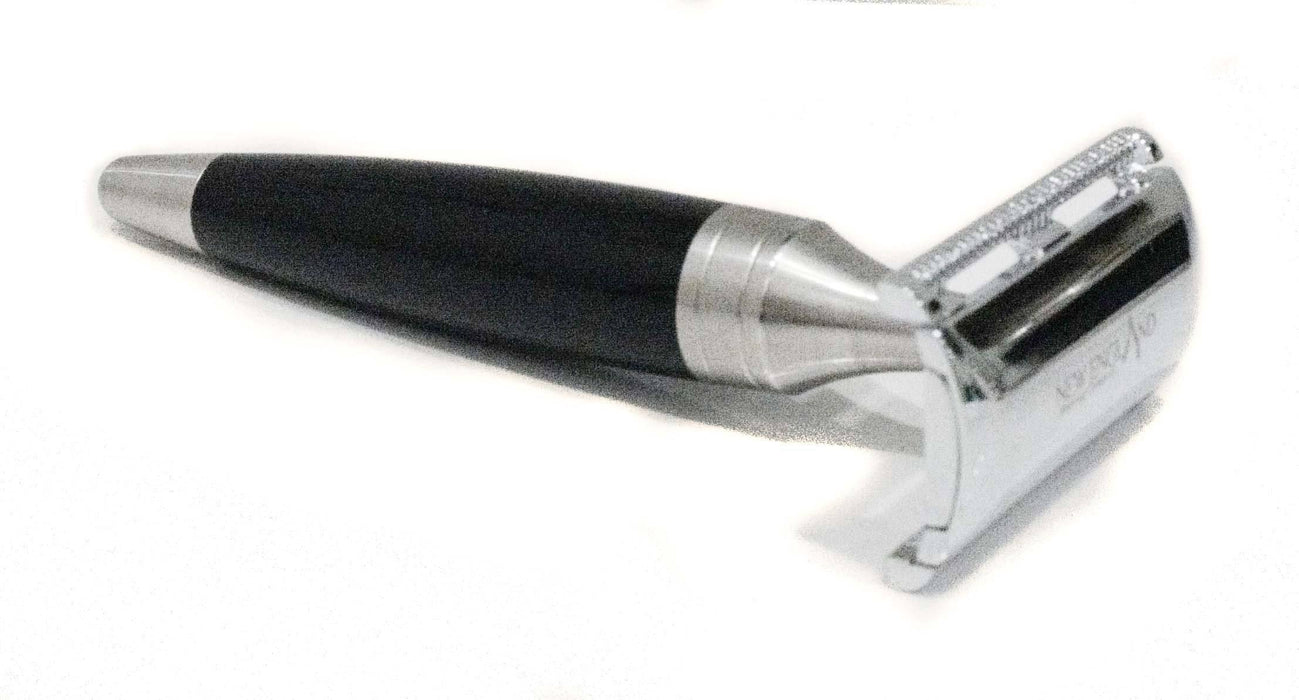Safety Razor - Stainless Steel and Black Resin