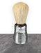 Omega - 10081 Boar Bristle Shaving Brush - Faux Chrome Beehive Handle - New England Shaving Company