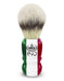 Omega - Evo Shaving Brush - Special Italian Flag - E1882 - New England Shaving Company