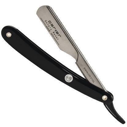 Parker - Professional Barber Razor Shavette PTB, Black Resin - New England Shaving Company
