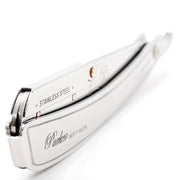 Parker - Professional Heavy Duty Barber Razor Shavette SRX, Stainless Steel - New England Shaving Company