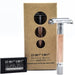 Parker Butterfly Open Long Handle Safety Razor 74R - Rose Gold - New England Shaving Company