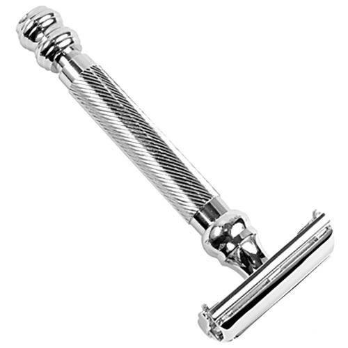 Parker - Super Heavyweight Butterfly Safety Razor 99R - Chrome - New England Shaving Company
