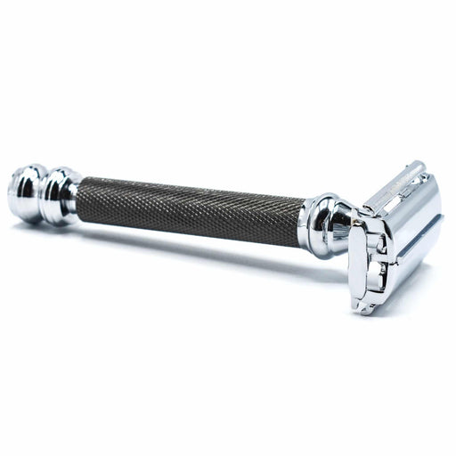 Parker Butterfly Open Safety Razor 76R - Graphite - New England Shaving Company