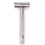 Parker Semi Slant 3 Piece Safety Razor 55SL - Satin Chrome - New England Shaving Company
