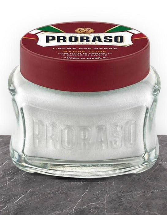 Proraso Pre Shave Cream: Nourishing for Coarse Beards - Red