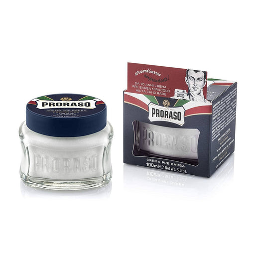 Proraso Pre Shave Cream: Protective - Blue - New England Shaving Company