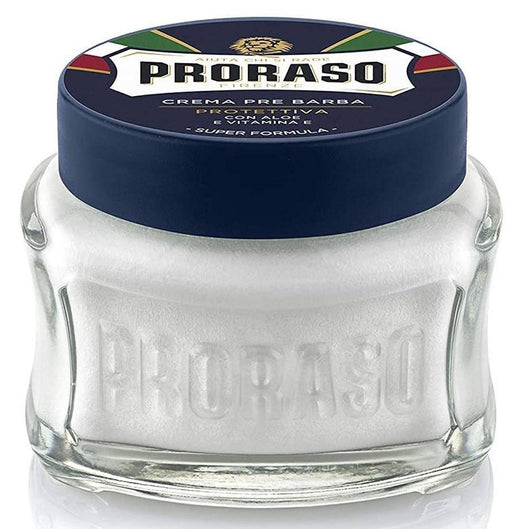Proraso Pre Shave Cream: Protective - Blue - New England Shaving Company