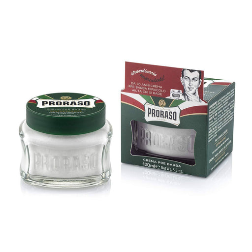 Proraso Pre Shave Cream: Refreshing - Green - New England Shaving Company