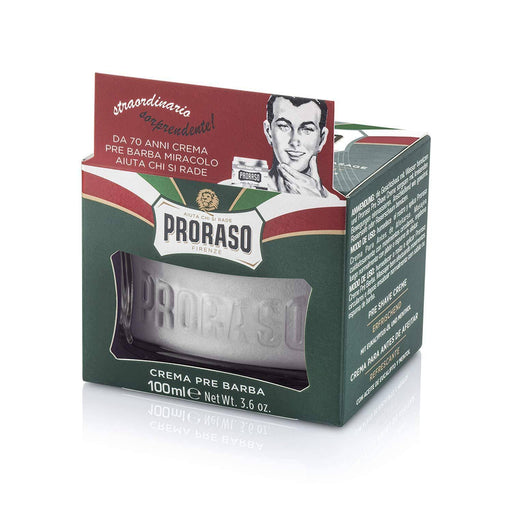 Proraso Pre Shave Cream: Refreshing - Green - New England Shaving Company