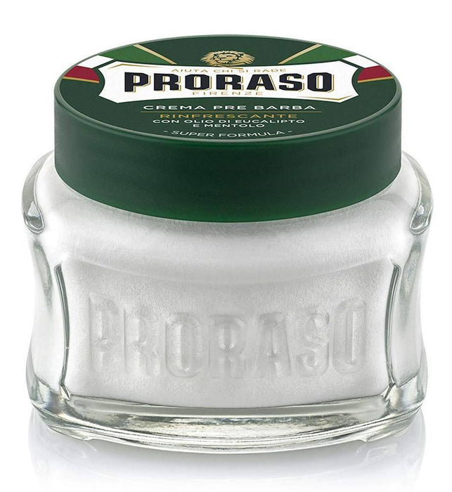 Proraso Pre Shave Cream: Refreshing - Green - New England Shaving Company