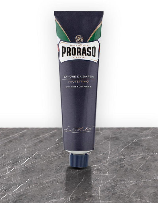 Proraso Shaving Cream Tube: Protective - Blue - New England Shaving Company