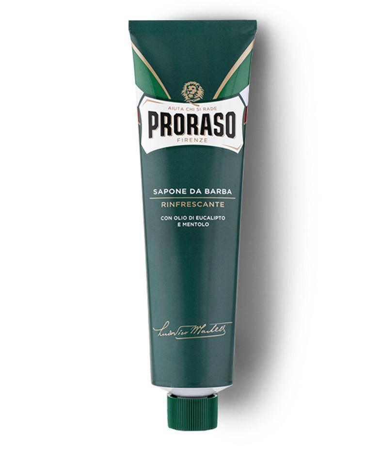 Proraso Shaving Cream Tube: Refreshing - Green - New England Shaving Company