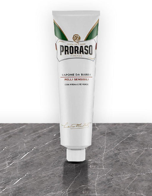 Proraso Shaving Cream Tube: Sensitive Skin - White - New England Shaving Company