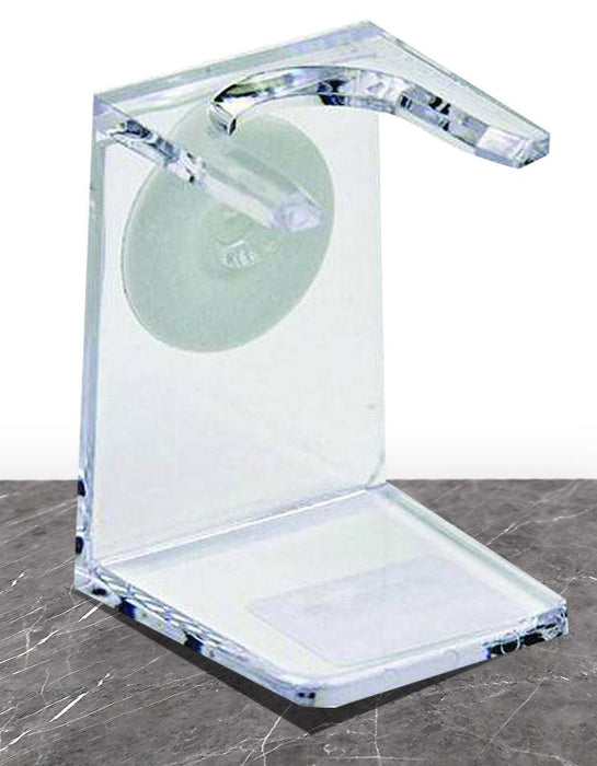 Pure Badger - Shaving Brush Stand, Clear Acrylic - Universal One Size - New England Shaving Company