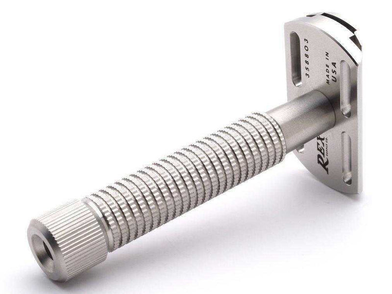 Rex Supply Co - Envoy Stainless Steel DE Safety Razor - New England Shaving Company