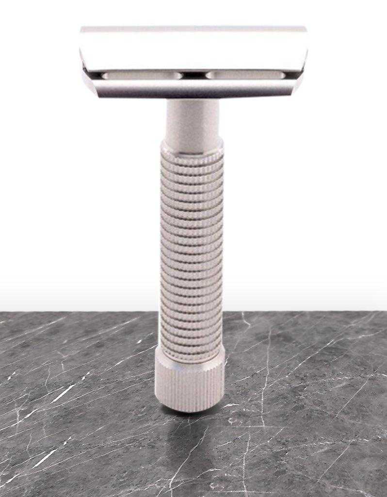 Rex Supply Co - Envoy Stainless Steel DE Safety Razor - New England Shaving Company