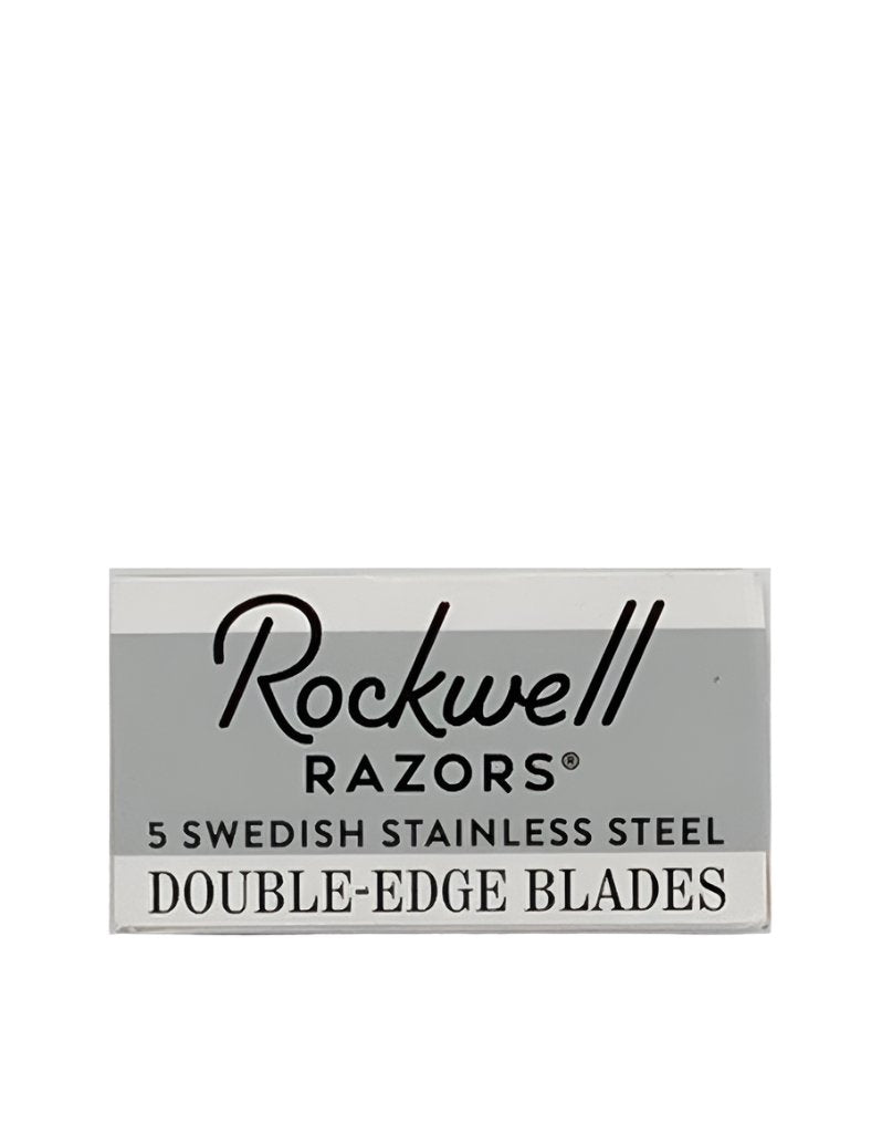 Rockwell stainless steel safety razor blades offer 4–8 smooth, rust resistant shaves for all double edge razors