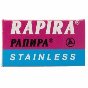 Rapira - Super Stainless Chrome Double Edge Razor Blades - New England Shaving Company