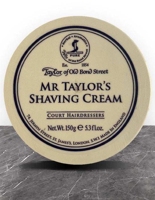 Taylor of Old Bond Street - Mr Taylor's Shaving Cream - New England Shaving Company
