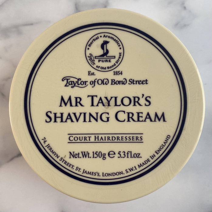 Taylor of Old Bond Street - Mr Taylor's Shaving Cream - New England Shaving Company