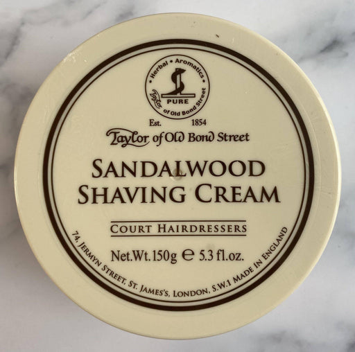 Cream Shaving Sandalwood Old Street Bond Taylor of