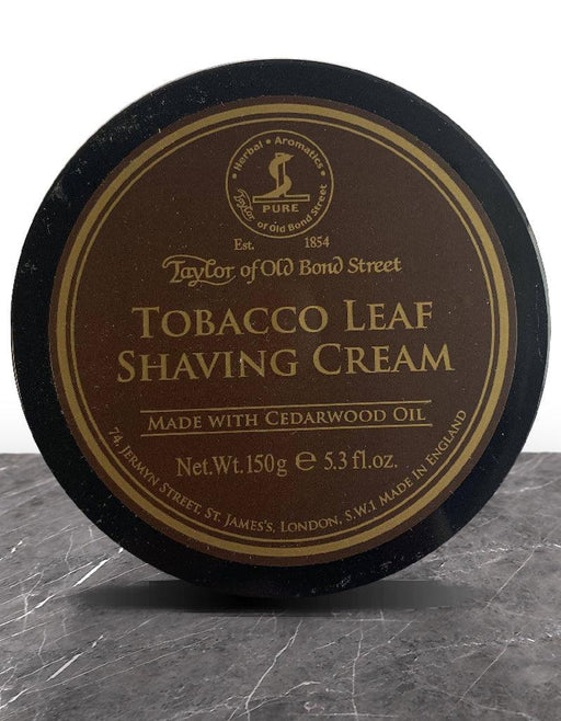 Taylor of Old Bond Street - Tobacco Leaf Shaving Cream - New England Shaving Company